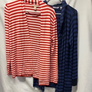 Banana Republic and AnyBody Striped Cardigan Set